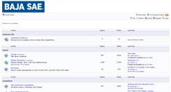 Desktop Screenshot of forums.bajasae.net