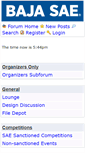 Mobile Screenshot of forums.bajasae.net